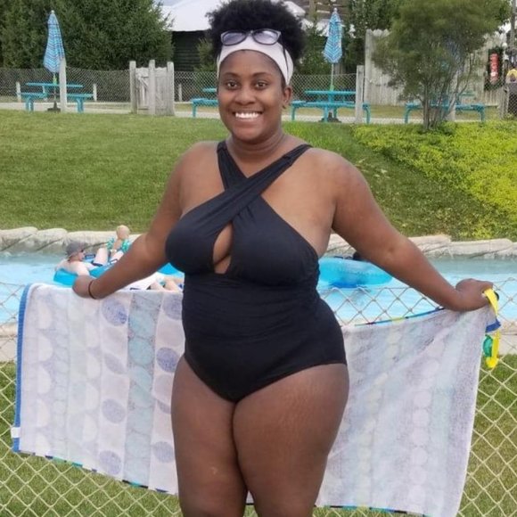 W YOU DI AN One Piece Front Cross Backless Swimsuit 🏊 NEW WITH TAGS! - Picture 6 of 16